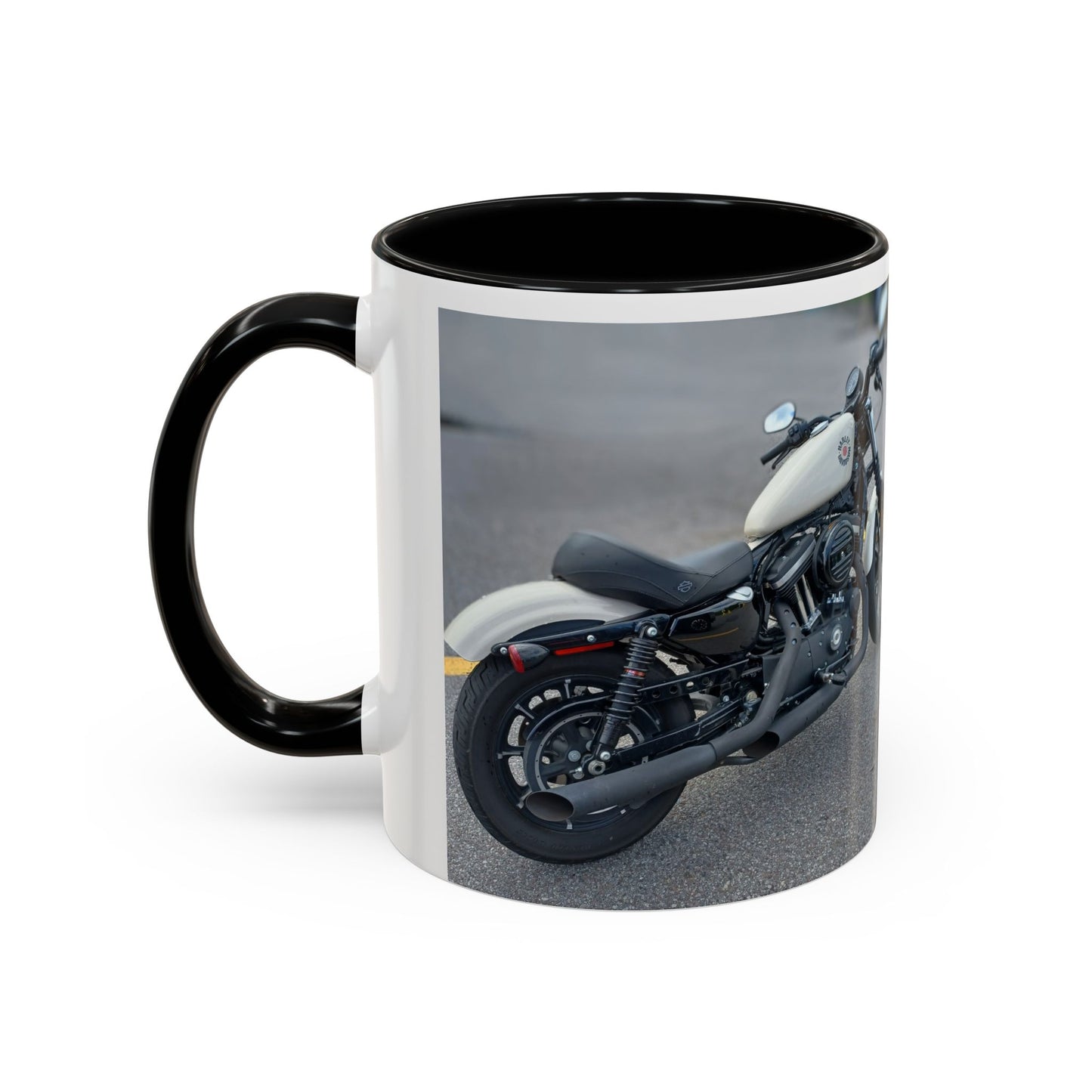Stylish Motorcycle Accent Coffee Mug, Custom Coffee Cup for Bikers, Birthday Gift, Unique Kitchen Decor, Perfect for Motorbike Lovers