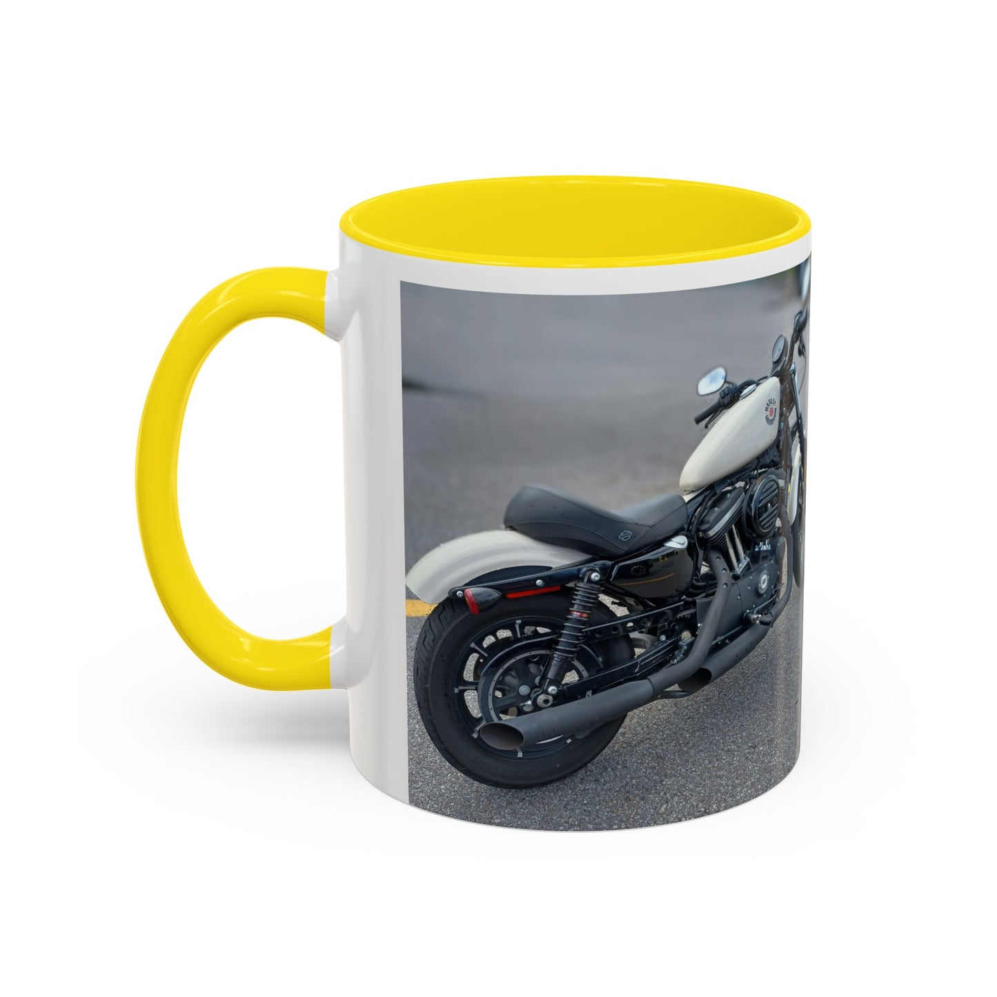 Stylish Motorcycle Accent Coffee Mug, Custom Coffee Cup for Bikers, Birthday Gift, Unique Kitchen Decor, Perfect for Motorbike Lovers
