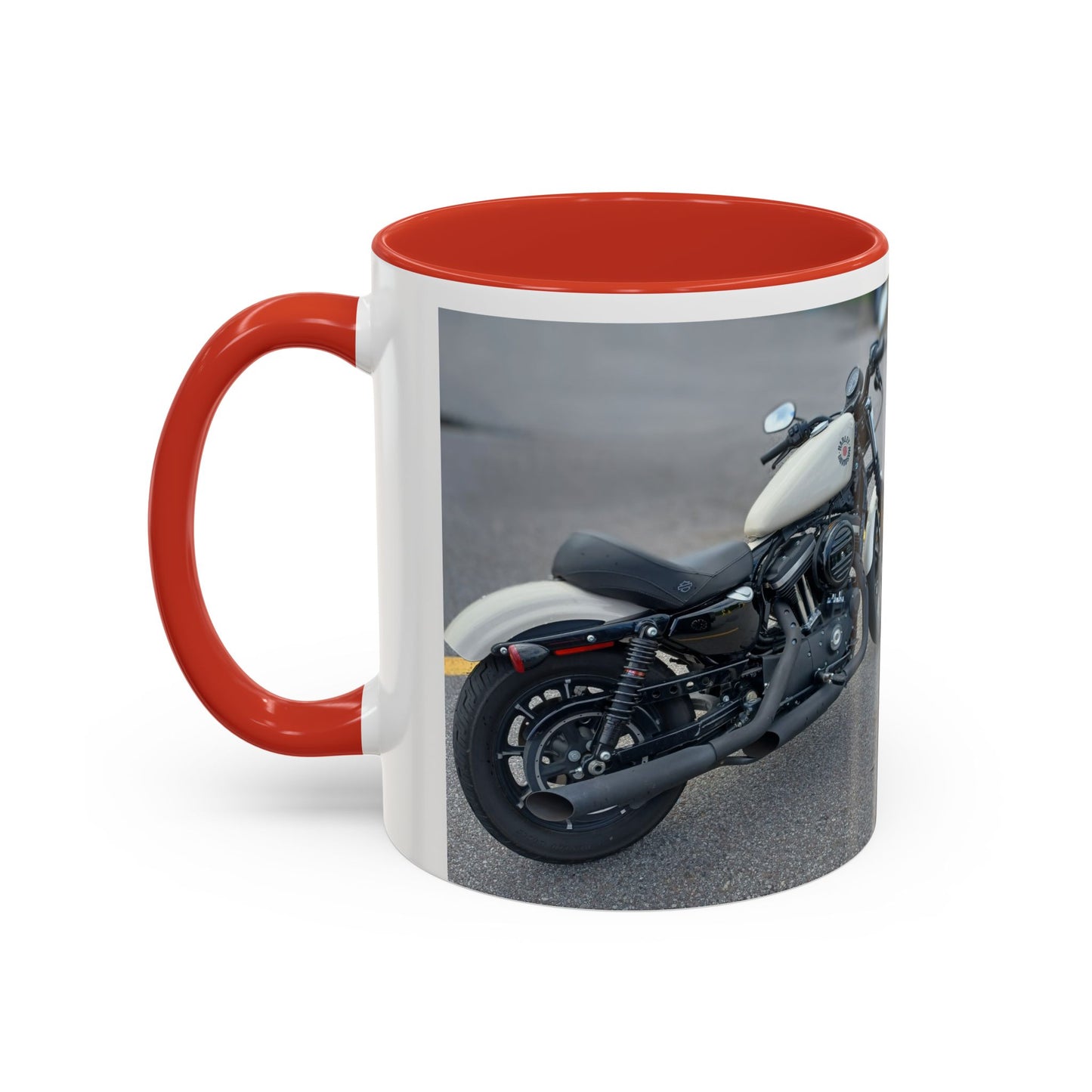 Stylish Motorcycle Accent Coffee Mug, Custom Coffee Cup for Bikers, Birthday Gift, Unique Kitchen Decor, Perfect for Motorbike Lovers