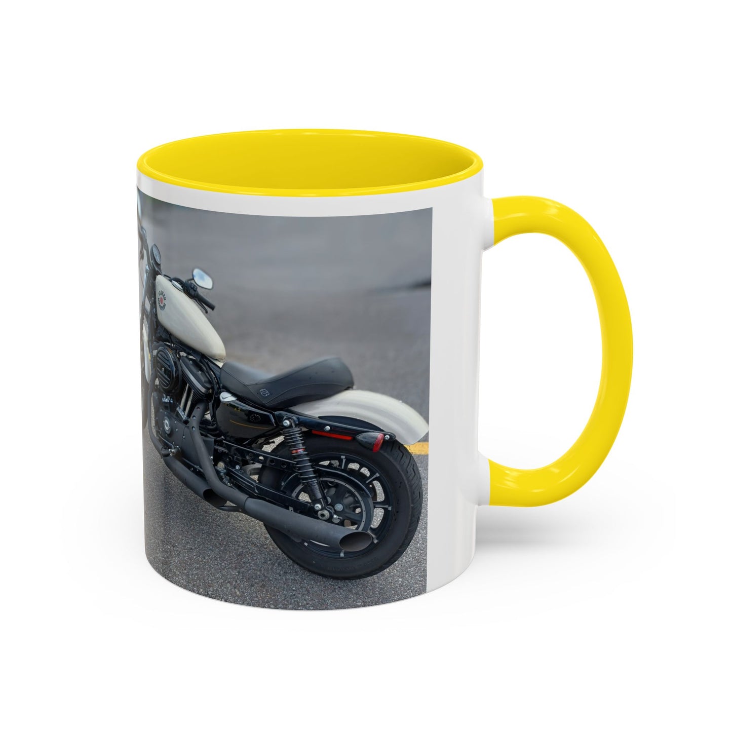 Stylish Motorcycle Accent Coffee Mug, Custom Coffee Cup for Bikers, Birthday Gift, Unique Kitchen Decor, Perfect for Motorbike Lovers