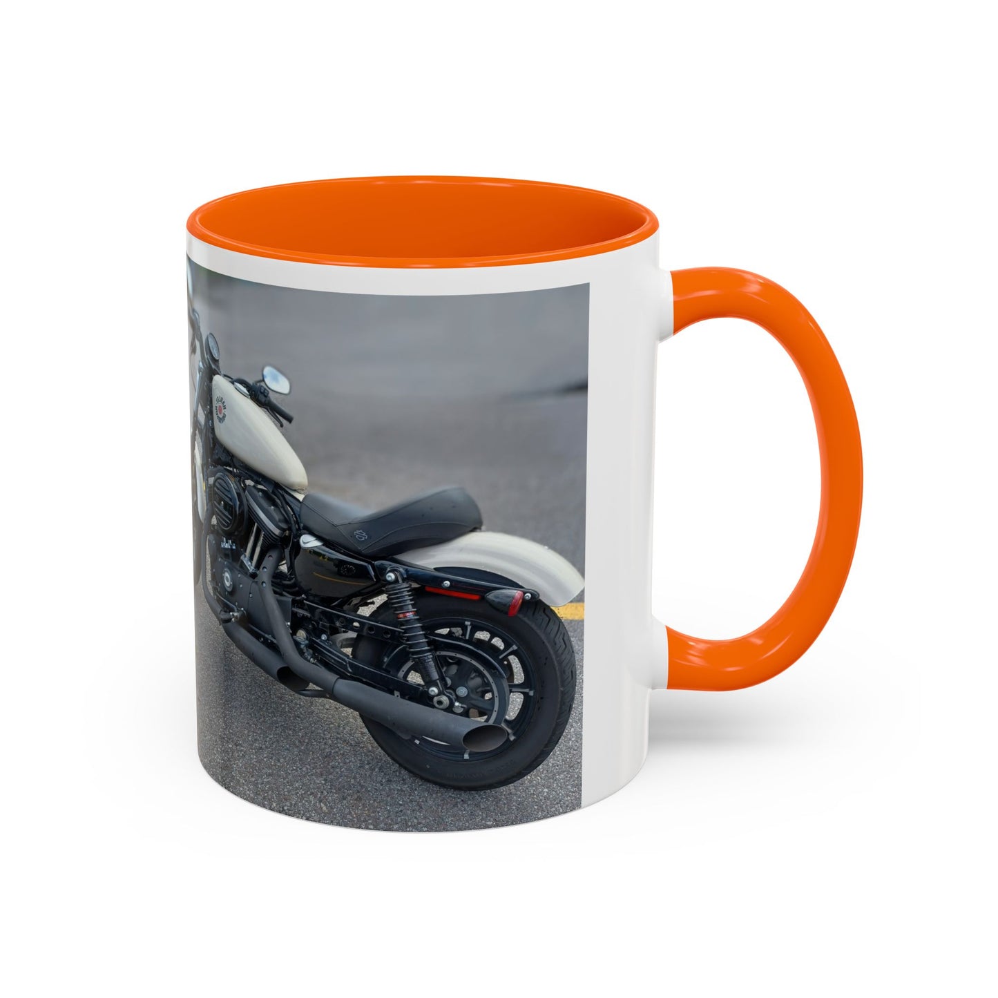 Stylish Motorcycle Accent Coffee Mug, Custom Coffee Cup for Bikers, Birthday Gift, Unique Kitchen Decor, Perfect for Motorbike Lovers