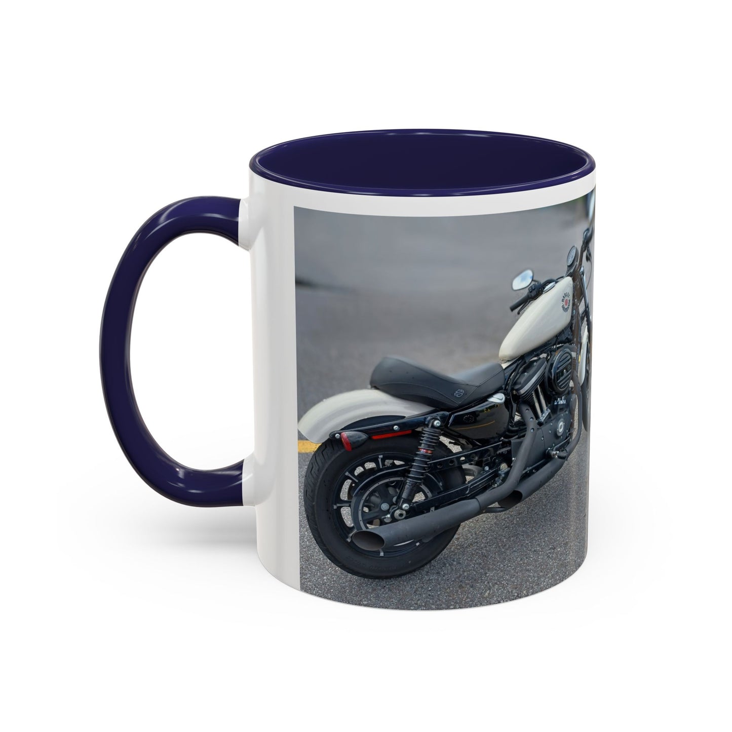 Stylish Motorcycle Accent Coffee Mug, Custom Coffee Cup for Bikers, Birthday Gift, Unique Kitchen Decor, Perfect for Motorbike Lovers