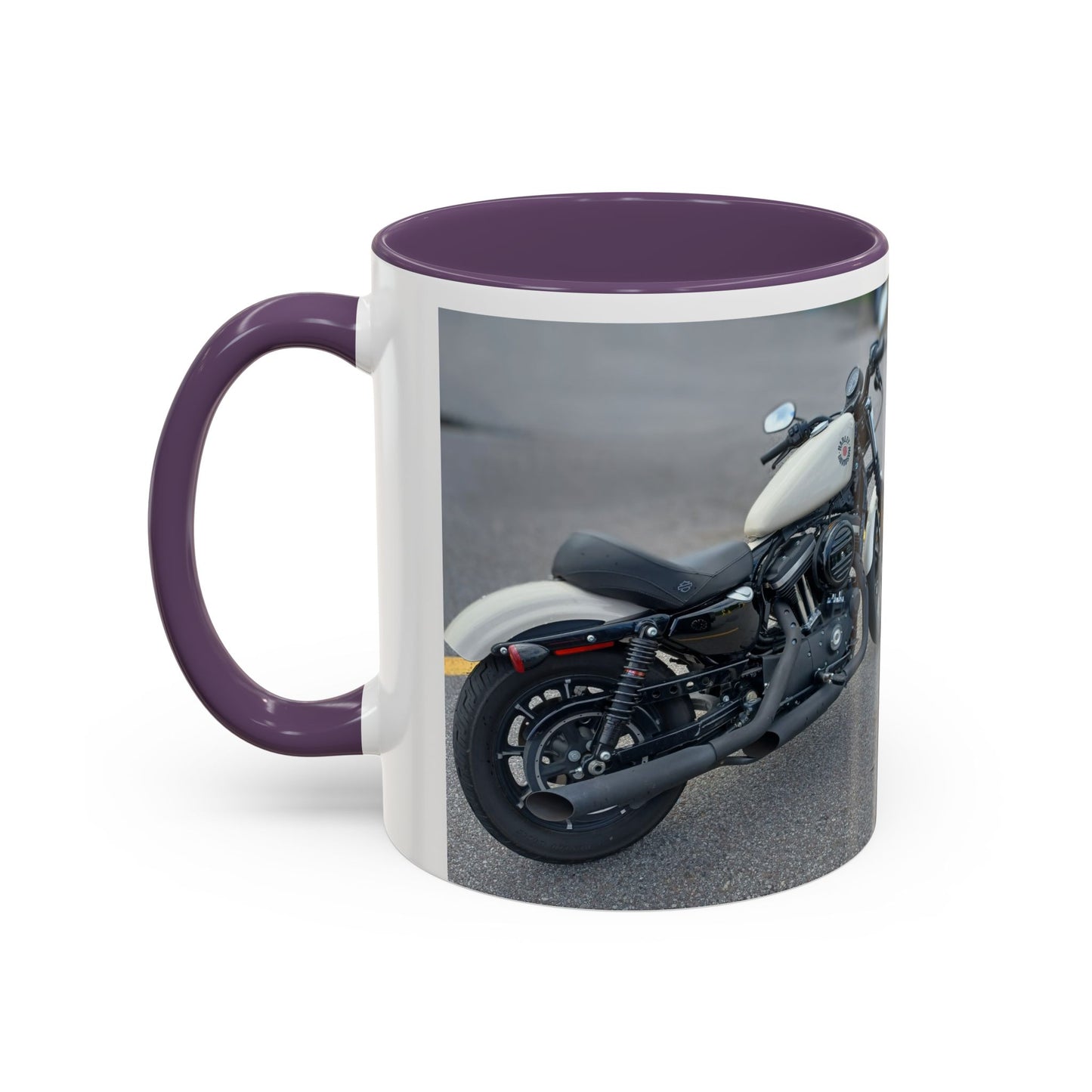 Stylish Motorcycle Accent Coffee Mug, Custom Coffee Cup for Bikers, Birthday Gift, Unique Kitchen Decor, Perfect for Motorbike Lovers