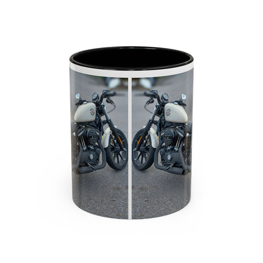 Stylish Motorcycle Accent Coffee Mug, Custom Coffee Cup for Bikers, Birthday Gift, Unique Kitchen Decor, Perfect for Motorbike Lovers