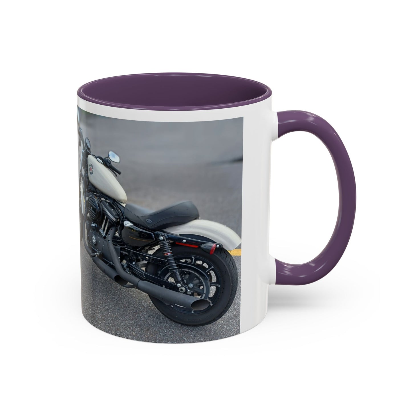 Stylish Motorcycle Accent Coffee Mug, Custom Coffee Cup for Bikers, Birthday Gift, Unique Kitchen Decor, Perfect for Motorbike Lovers