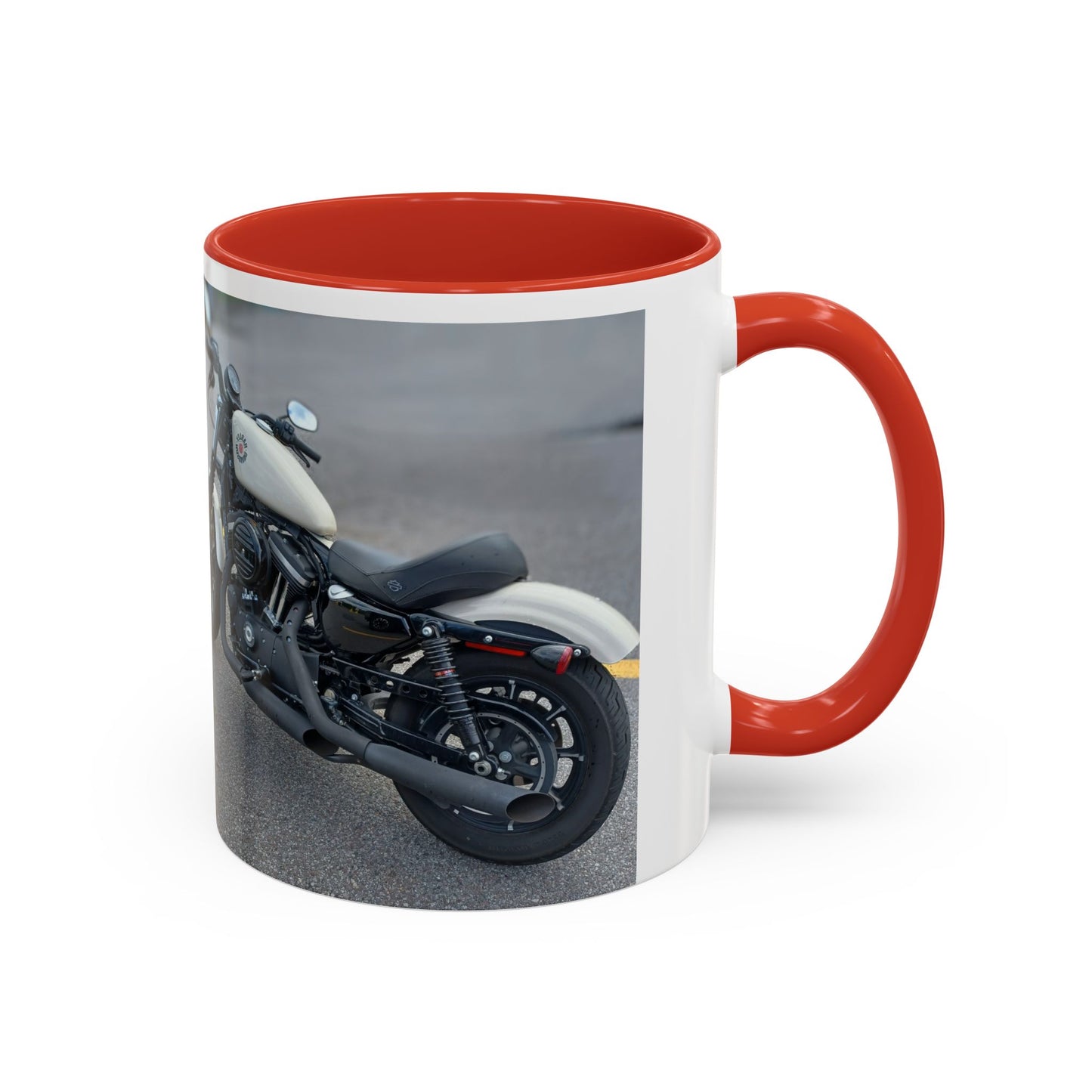 Stylish Motorcycle Accent Coffee Mug, Custom Coffee Cup for Bikers, Birthday Gift, Unique Kitchen Decor, Perfect for Motorbike Lovers